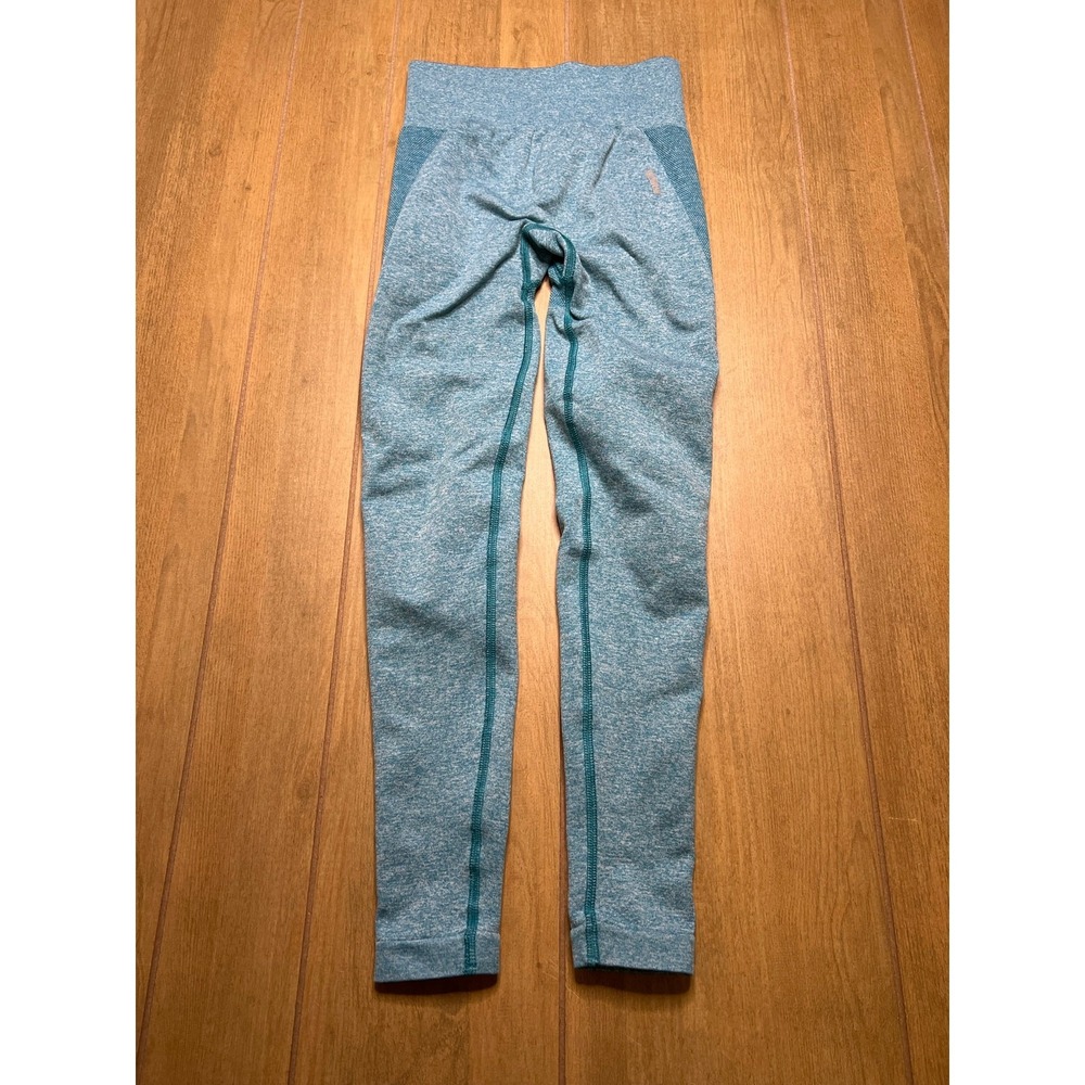 Gymshark Flex High Waisted Seamless Leggings Marled Blue Sz‎ S gym workout